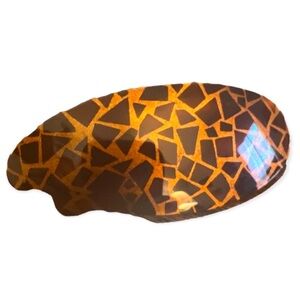 1980’s Vintage Animal Print French Bar Barrette, French Hair Clip